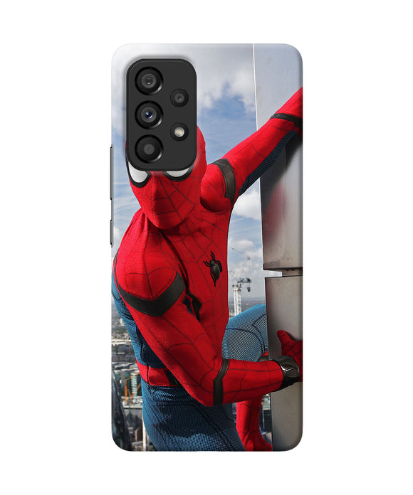 Spiderman on the wall Samsung A53 5G Back Cover