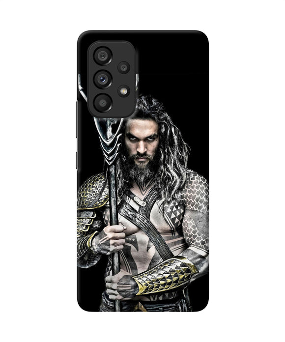 Aquaman trident black Samsung A53 5G Back Cover