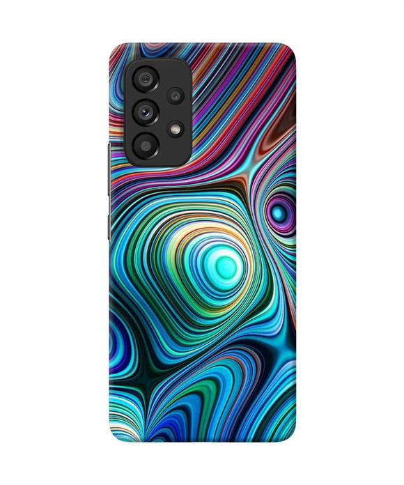 Abstract coloful waves Samsung A53 5G Back Cover