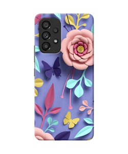 Flower canvas Samsung A53 5G Back Cover