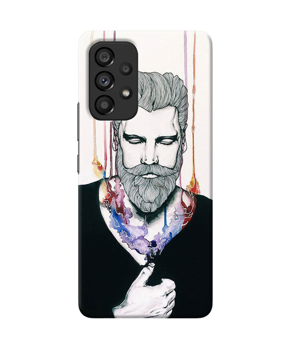 Beard man character Samsung A53 5G Back Cover