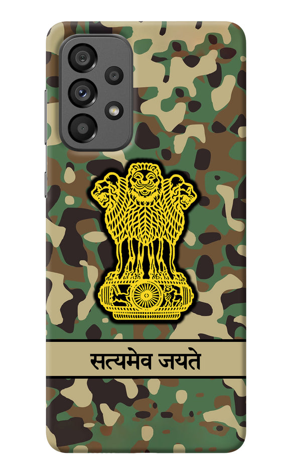 Satyamev Jayate Army Samsung A73 5G Back Cover