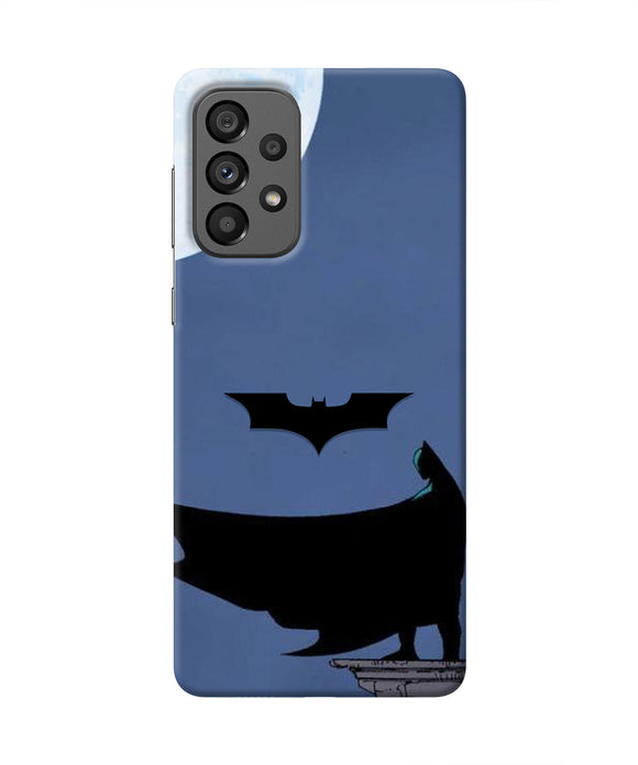 Batman Night City Samsung A73 5G Real 4D Back Cover