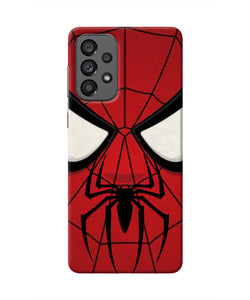 Spiderman Face Samsung A73 5G Real 4D Back Cover