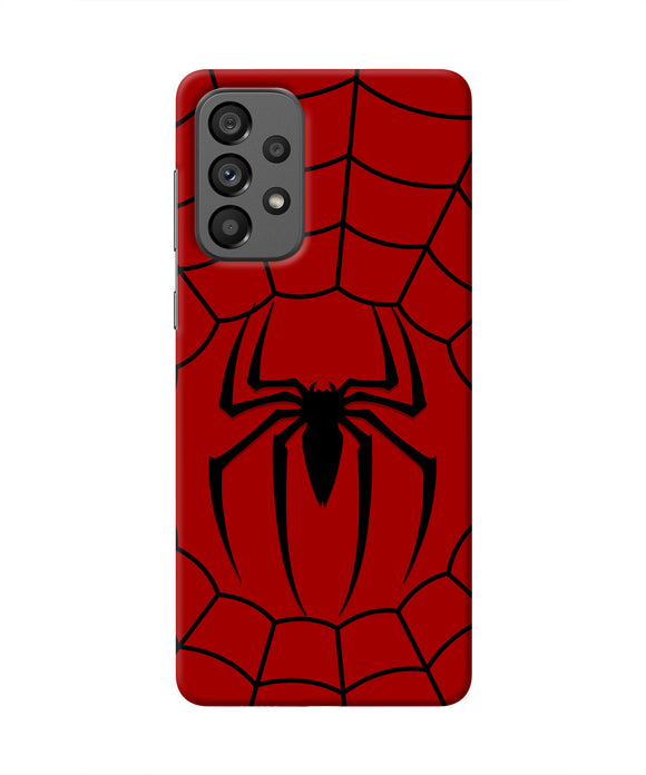 Spiderman Web Samsung A73 5G Real 4D Back Cover