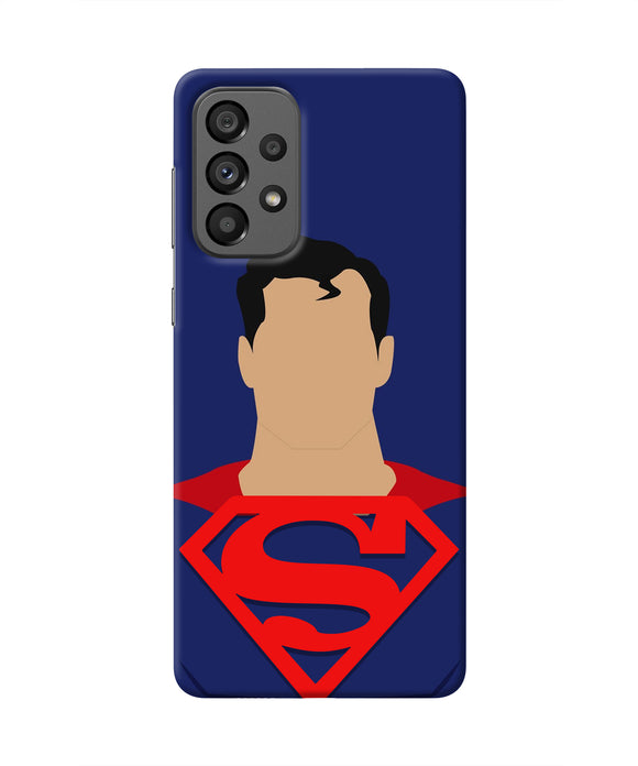 Superman Cape Samsung A73 5G Real 4D Back Cover