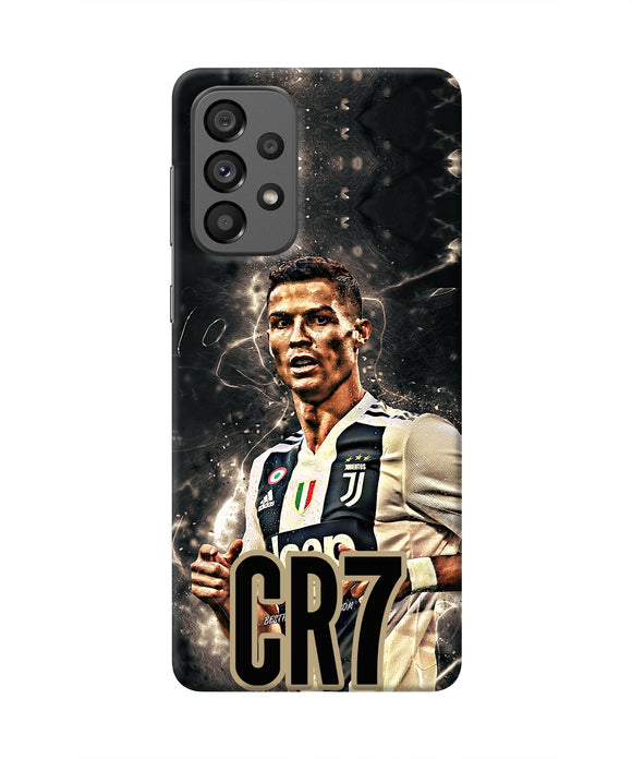 CR7 Dark Samsung A73 5G Real 4D Back Cover