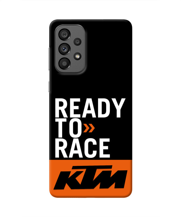 KTM Ready To Race Samsung A73 5G Real 4D Back Cover