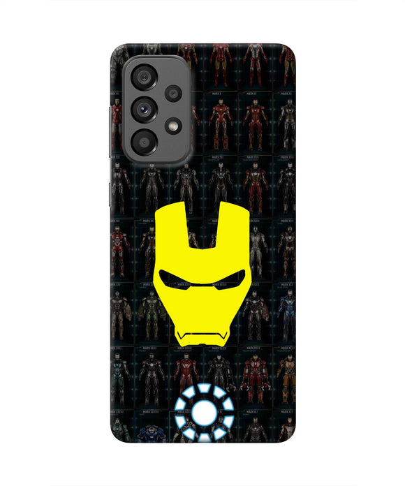 Iron Man Suit Samsung A73 5G Real 4D Back Cover