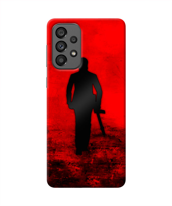 Rocky Bhai with Gun Samsung A73 5G Real 4D Back Cover