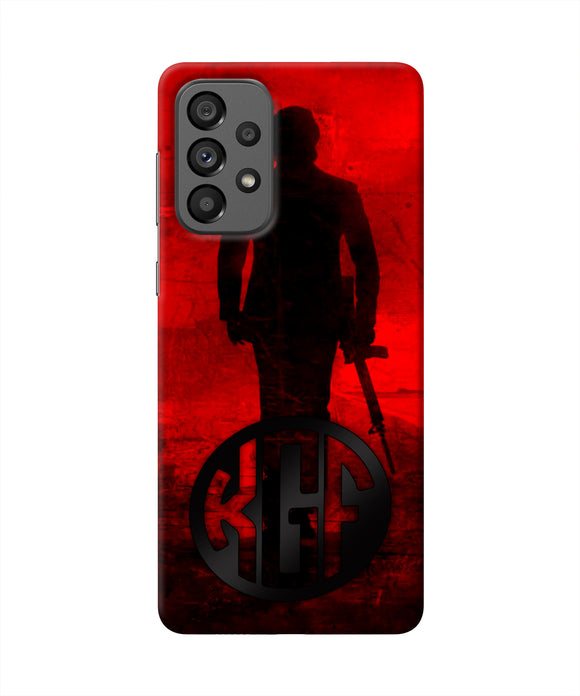 Rocky Bhai K G F Chapter 2 Logo Samsung A73 5G Real 4D Back Cover
