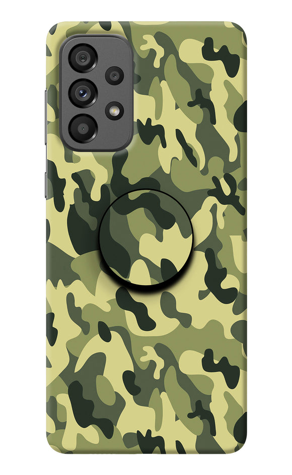 Camouflage Samsung A73 5G Pop Case