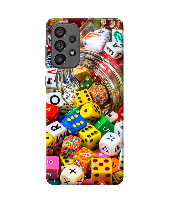 Colorful Dice Samsung A73 5G Back Cover