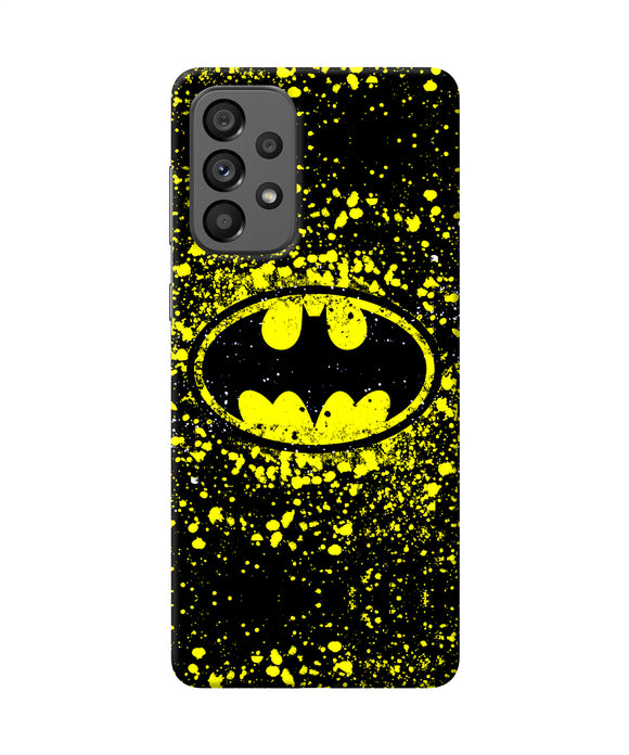 Batman last knight print yellow Samsung A73 5G Back Cover