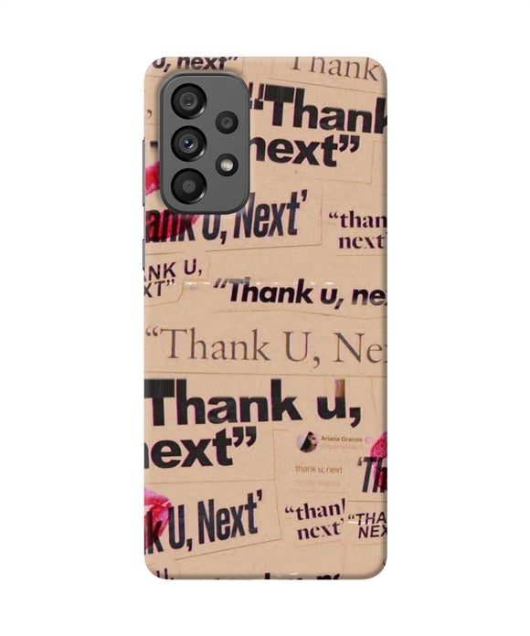 Thank you next Samsung A73 5G Back Cover