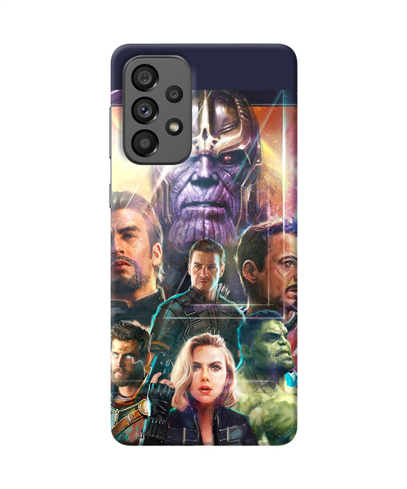 Avengers poster Samsung A73 5G Back Cover