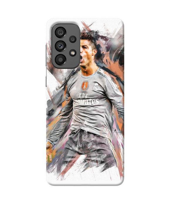 Ronaldo poster Samsung A73 5G Back Cover
