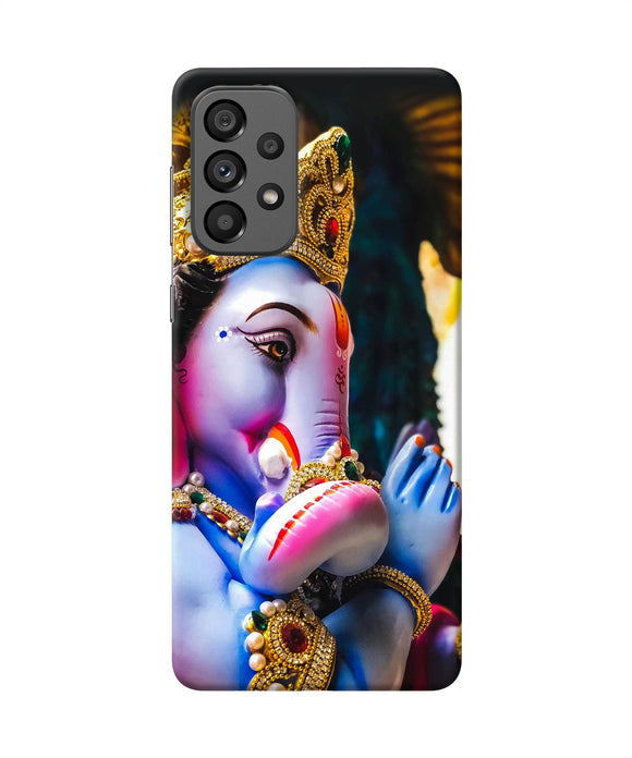 Lord ganesh statue Samsung A73 5G Back Cover