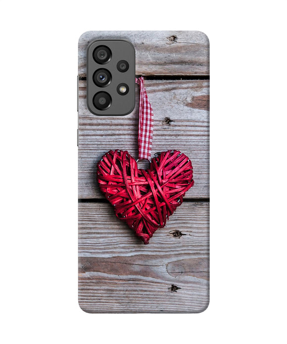 Lace heart Samsung A73 5G Back Cover
