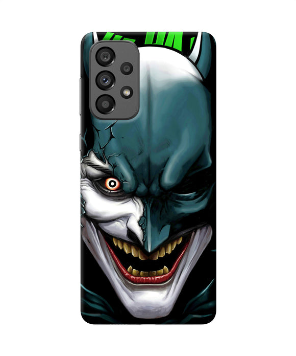 Batman joker smile Samsung A73 5G Back Cover