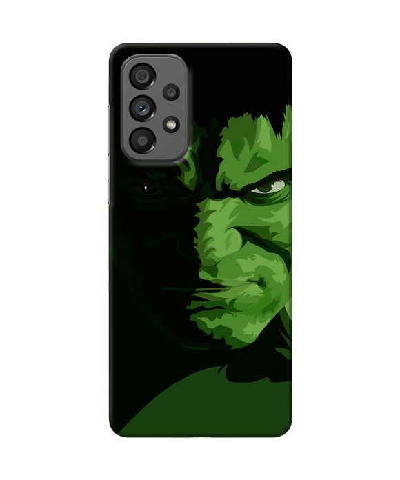Hulk green painting Samsung A73 5G Back Cover