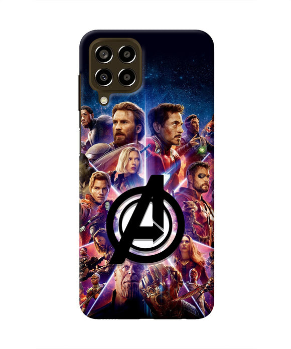 Avengers Superheroes Samsung M33 5G Real 4D Back Cover