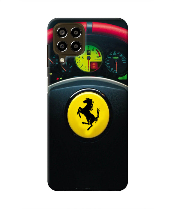 Ferrari Steeriing Wheel Samsung M33 5G Real 4D Back Cover
