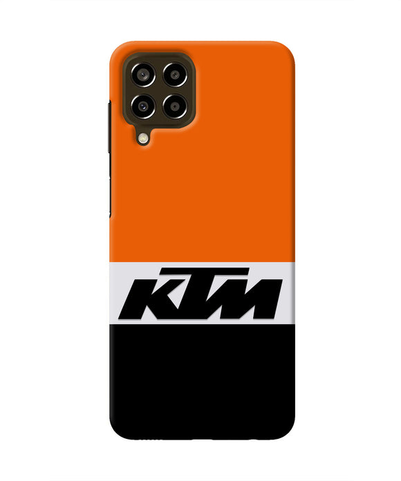KTM Colorblock Samsung M33 5G Real 4D Back Cover