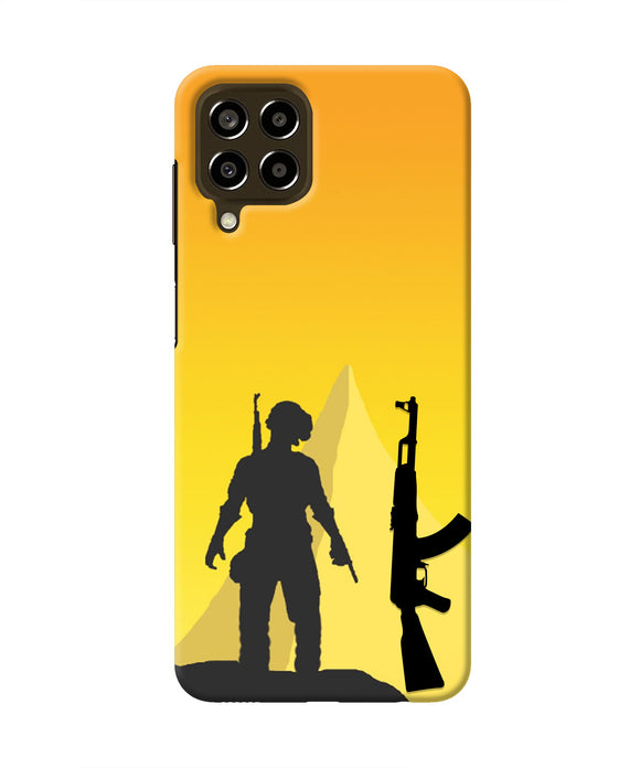 PUBG Silhouette Samsung M33 5G Real 4D Back Cover