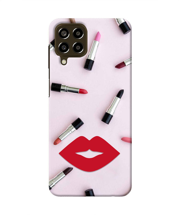 Lips Lipstick Shades Samsung M33 5G Real 4D Back Cover