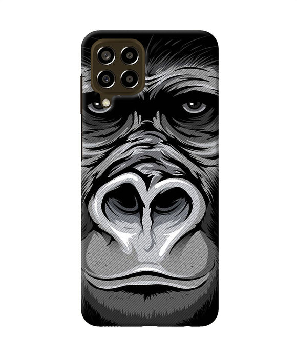 Black chimpanzee Samsung M33 5G Back Cover
