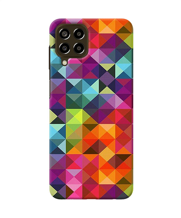 Abstract triangle pattern Samsung M33 5G Back Cover
