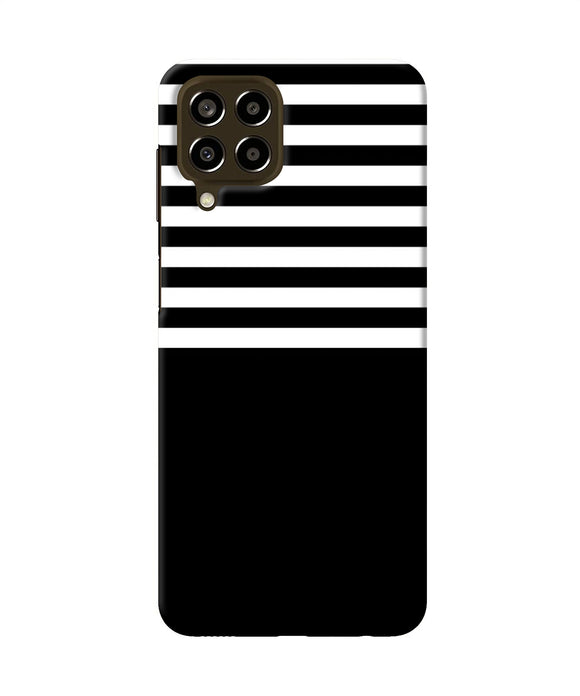Black and white print Samsung M33 5G Back Cover