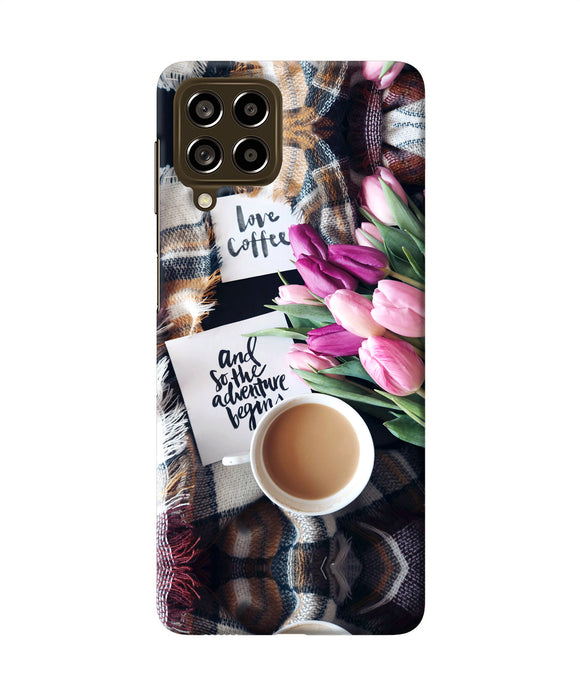 Love Coffee Quotes Samsung M53 5G Back Cover