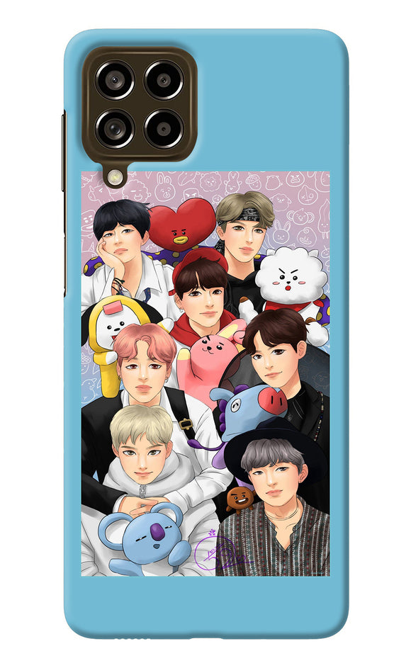 BTS with animals Samsung M53 5G Back Cover