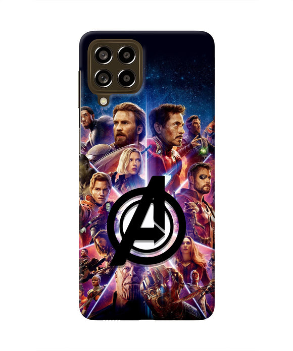 Avengers Superheroes Samsung M53 5G Real 4D Back Cover