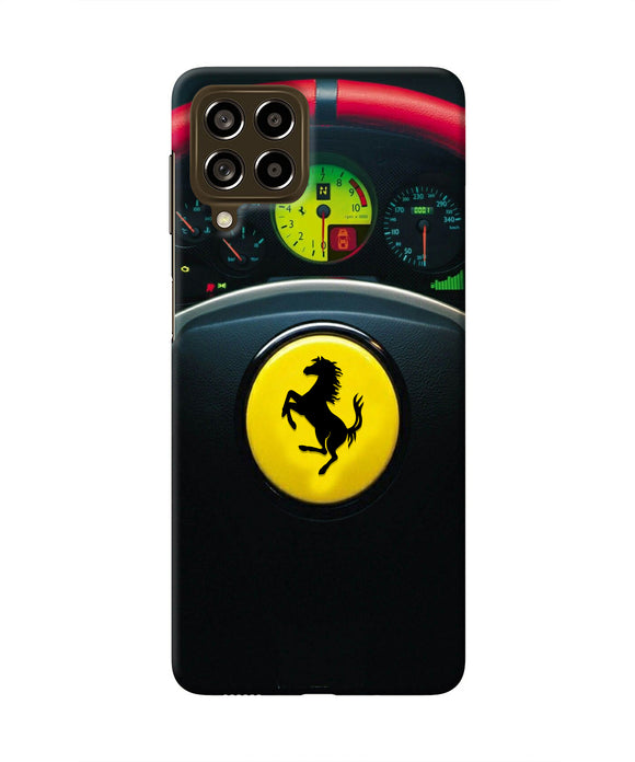 Ferrari Steeriing Wheel Samsung M53 5G Real 4D Back Cover