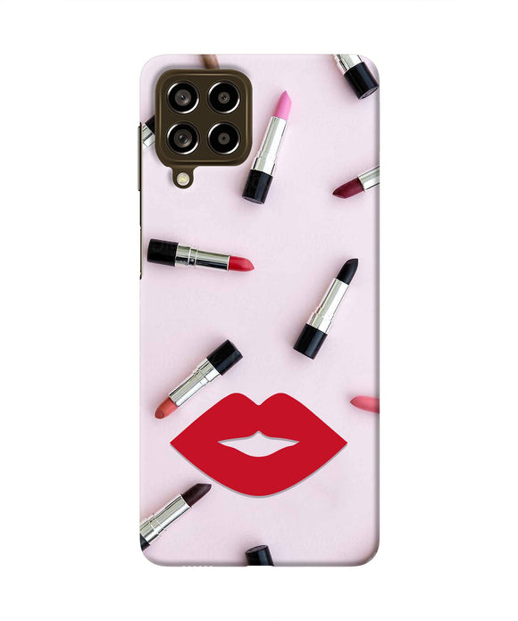 Lips Lipstick Shades Samsung M53 5G Real 4D Back Cover