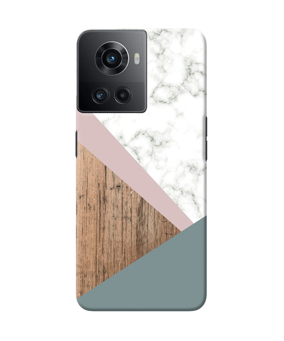 Marble wood Abstract OnePlus 10R 5G Back Cover