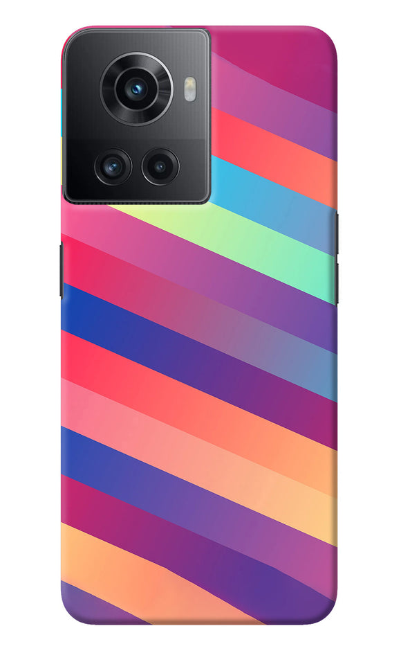 Stripes color OnePlus 10R 5G Back Cover