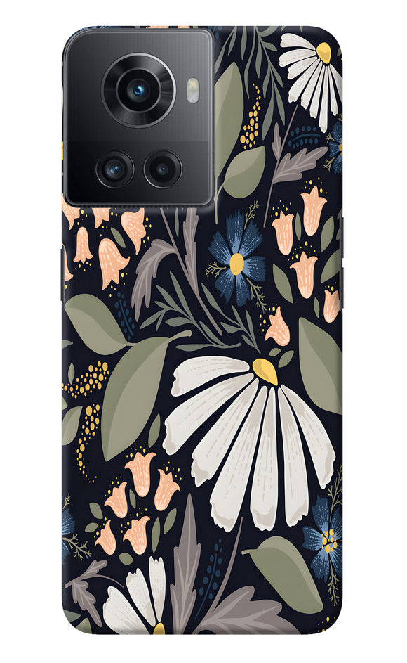 Flowers Art OnePlus 10R 5G Back Cover