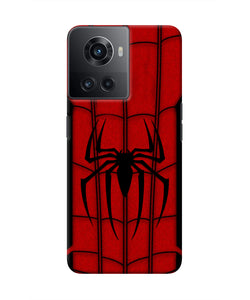 Spiderman Costume OnePlus 10R 5G Real 4D Back Cover