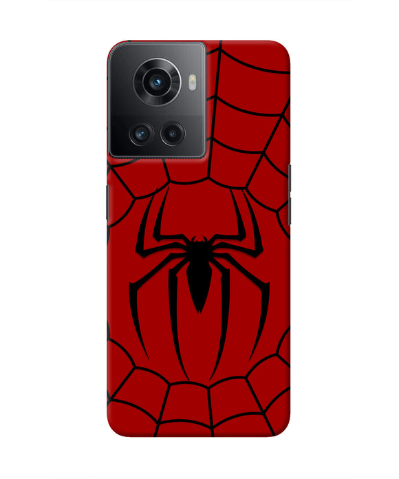 Spiderman Web OnePlus 10R 5G Real 4D Back Cover