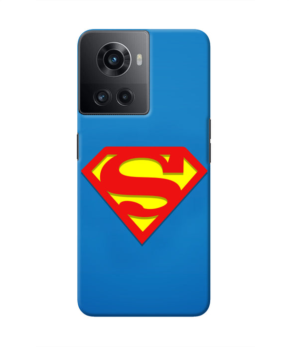 Superman Blue OnePlus 10R 5G Real 4D Back Cover