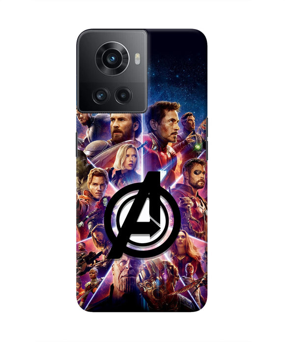 Avengers Superheroes OnePlus 10R 5G Real 4D Back Cover