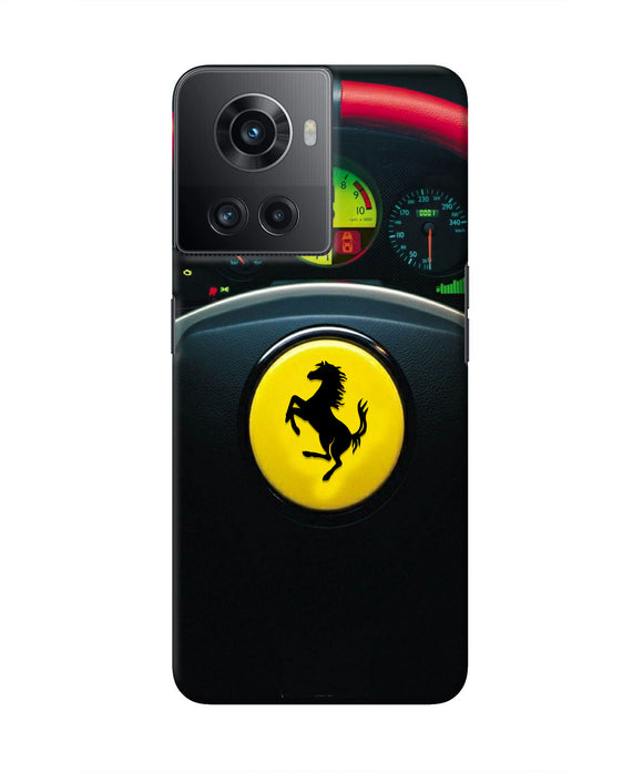 Ferrari Steeriing Wheel OnePlus 10R 5G Real 4D Back Cover