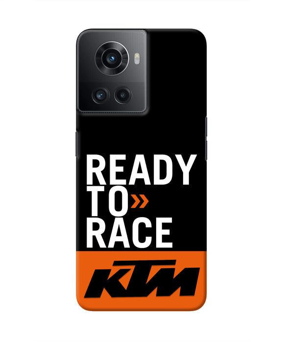 KTM Ready To Race OnePlus 10R 5G Real 4D Back Cover