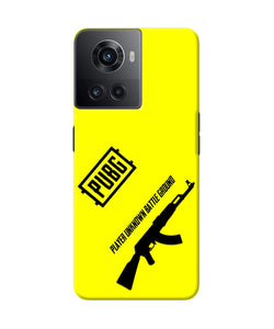 PUBG AKM Gun OnePlus 10R 5G Real 4D Back Cover