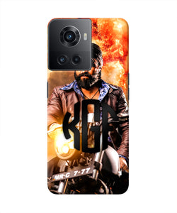 Rocky Bhai on Bike OnePlus 10R 5G Real 4D Back Cover