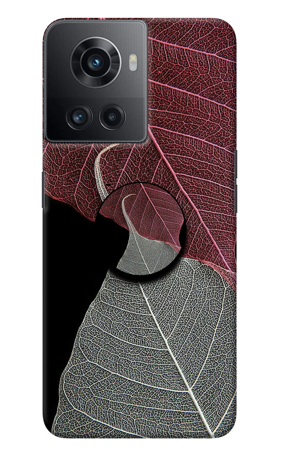 Leaf Pattern OnePlus 10R 5G Pop Case